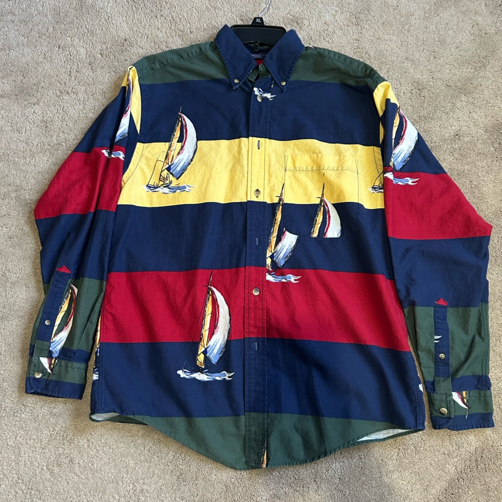 NAUTICA vintage button down shirt